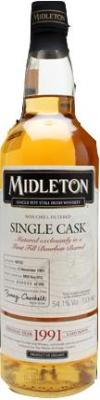 Midleton 1991 Single Cask First Fill Bourbon Barrel #48750 The Whisky Exchange 54.1% 700ml