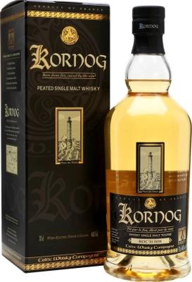 Kornog 3yo Peated Single Malt Bourbon Cask 46% 700ml