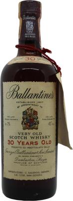 Ballantine's 30yo C. Salengo Genova Italy 43% 750ml