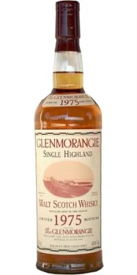 Glenmorangie 1975 Limited 1975 Bottling Oak Casks Duty Free Sales Only 43% 750ml
