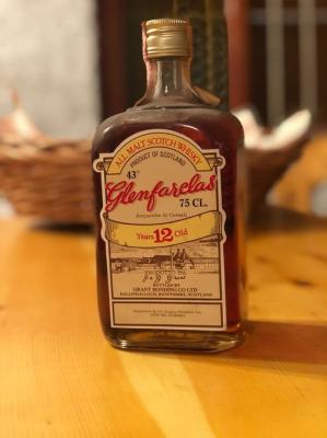 Glenfarclas 12yo All Malt Scotch Whisky Frattina Import 43% 750ml