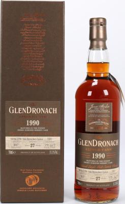 Glendronach 1990 Single Cask Batch 16 Pedro Ximenez Sherry Puncheon #7003 55.3% 700ml