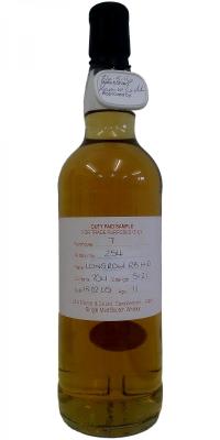 Longrow 2005 Duty Paid Sample For Trade Purposes Only Refill Bourbon Hogshead Rotation 254 51.2% 700ml