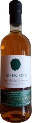 Green Spot Single Pot Still Irish Whisky Mitchell & Son American Bourbon & Sherry 40% 750ml