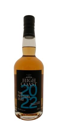 High Coast The Festival 2022 Ex bourbon and new oak 16th HCD Festival 54.3% 500ml