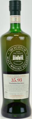 Glen Moray 1995 SMWS 35.93 Wimbledon final dram First Fill Ex-Bourbon Barrel 57.2% 700ml