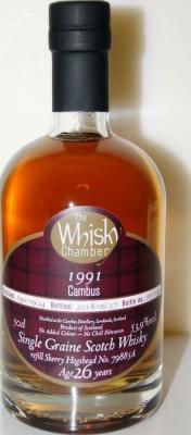 Cambus 1991 WCh Refill Sherry Hogshead 79885A 53.9% 500ml