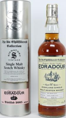 Edradour 2005 SV The Un-Chillfiltered Collection Sherry Cask #50 46% 700ml