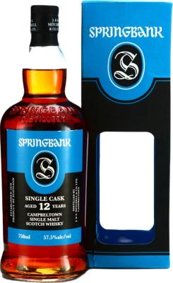 Springbank 12yo Burgundy Single Cask 57.5% 750ml