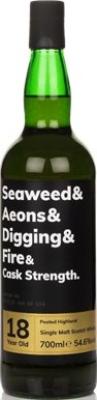 Seaweed & Aeons & Digging & Fire 18yo MoM Highland Single Malt Scotch Whisky good portion matured in sherry 54.6% 700ml
