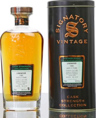 Linkwood 1985 SV Cask Strength Collection #4539 58% 700ml