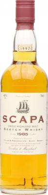 Scapa 1985 GM Licensed Bottling 40% 700ml
