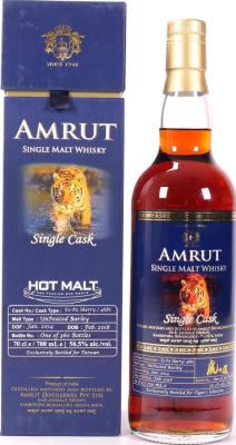 Amrut 2014 Single Cask Ex-Px Sherry #4683 Tiger's Selection Exclusive 56.5% 700ml