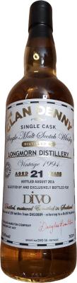 Longmorn 1994 DH The Clan Denny Refill Hogshead DH 10889 Divo CH-Penthalaz 59.9% 700ml