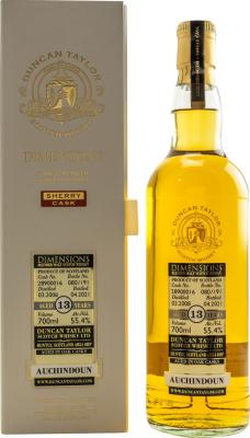 Auchindoun 2008 DT Sherry Cask #28900016 55.4% 700ml