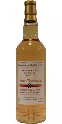 Port Charlotte 2004 Private Cask Bottling Bourbon Barrel #910 46% 700ml