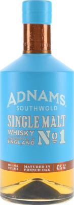 Adnams Single Malt No 1 Limited Edition French Oak Casks 43% 700ml