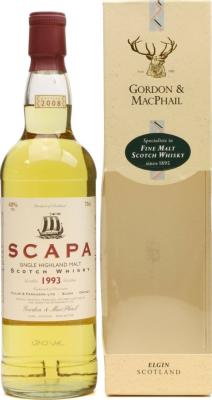 Scapa 1993 GM Licensed Bottling 40% 700ml