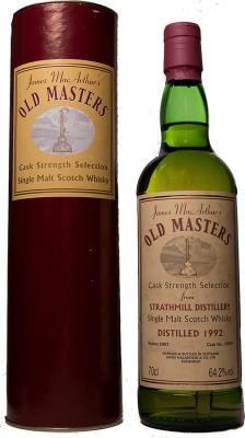 Strathmill 1992 JM Old Masters Cask Strength Selection 11yo #10907 64.2% 700ml