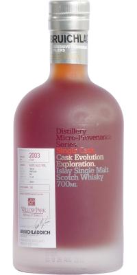 Bruichladdich 2003 Micro-Provenance Series Port Cask #540 Willow Park Wines & Spirits 62% 700ml