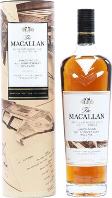 Macallan Decade IV James Bond 60th Anniversary Release 43.7% 700ml