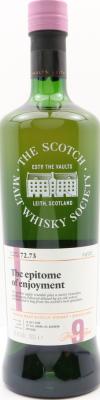 Miltonduff 2009 SMWS 72.73 The epitome of enjoyment 1st Fill Ex-Bourbon Barrel 60.8% 700ml