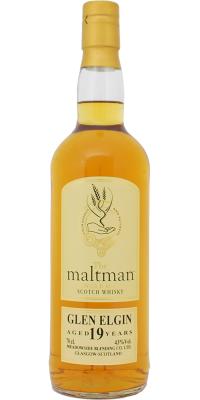 Glen Elgin 1992 MBl The Maltman Bourbon Cask #3328 43% 700ml
