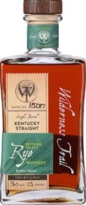 Wilderness Trail 2015 Settlers Select Rye 15L21-I13 British Bourbon Society 54.5% 750ml