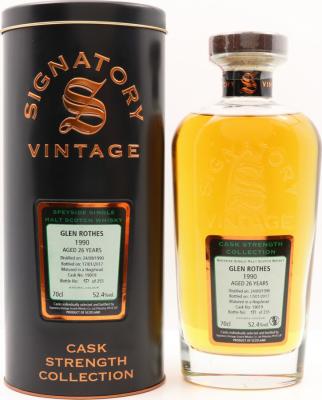 Glenrothes 1990 SV Cask Strength Collection #19019 52.4% 700ml