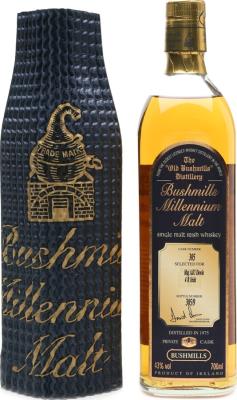 Bushmills 1975 Millennium Malt Cask no.305 Selected for Maj AJU Dowie 4 R Irish 43% 700ml