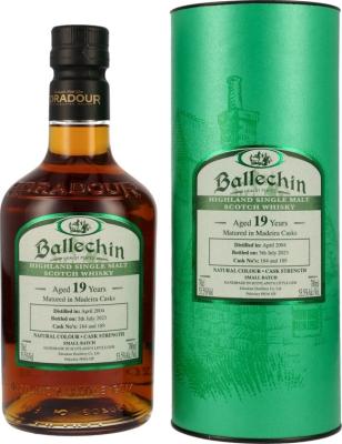 Ballechin 2004 Matured In Madeira Casks Madeira Puncheon 53.5% 700ml