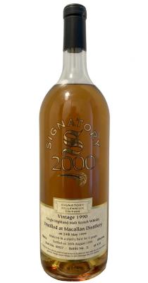 Macallan 1990 SV Misprinted Label Sherry Butt 43% 1500ml