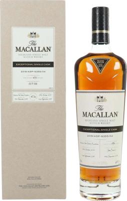 Macallan 2019 ASP-6355 04 Exceptional Single Cask 17yo American Sherry Oak Puncheon 50.8% 750ml