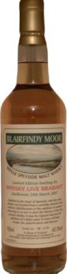 Blairfindy Moor 1989 BA Whisky Live Brabant 2007 60.5% 700ml