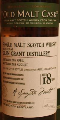 Glen Grant 1995 HL The Old Malt Cask Refill Hogshead HL 9920 50% 700ml