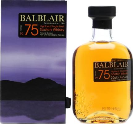 Balblair 1975 2nd Release 46% 700ml