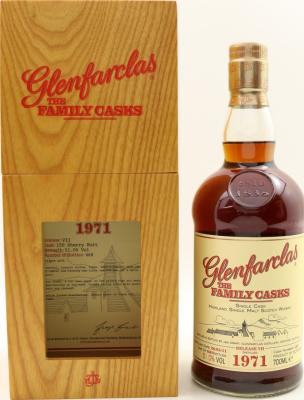 Glenfarclas 1971 The Family Casks Release VII Sherry Butt #150 51% 700ml