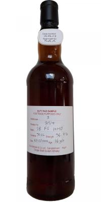 Springbank 2002 Duty Paid Sample For Trade Purposes Only Fresh Sherry Hogshead Rotation 854 56.9% 700ml