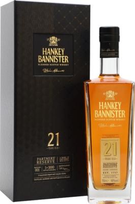 Hankey Bannister 21yo Ex-Bourbon & Ex-Sherry 40% 700ml