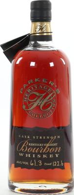 Parker's Heritage Collection 1st Edition Cask Strength New Charred Oak Casks 61.3% 750ml