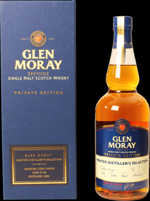 Glen Moray 1994 Private Edition Master Distiller's Selection Madeira Cask Finish #26 54% 700ml