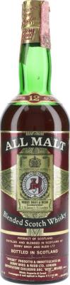 Berry's All Malt Blended Scotch Whisky All Malt Import by Soc. Best Milano 43% 750ml