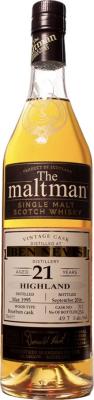 Ben Nevis 1995 MBl The Maltman 21yo Bourbon Cask #311 49.7% 700ml