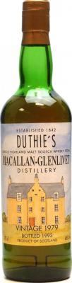 Macallan 1979 RWD Duthie's 46% 700ml