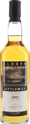 Littlemill 1991 PDA Closed Distilleries Bourbon Barrel 51.9% 700ml