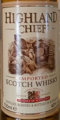Highland Chief Imported Scotch Whisky CM&C 40% 700ml