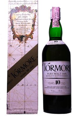 Tormore 10yo Pure Malt Dreher SpA Milano Import 43% 750ml