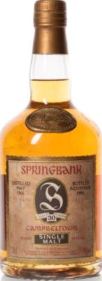 Springbank 1966 #1648 46% 700ml