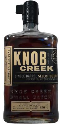 Knob Creek 2013 Single Barrel Select New American Oak Lazyday Liquors 60% 750ml