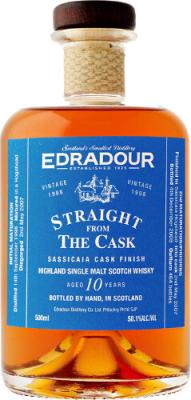 Edradour 1998 Straight From The Cask Sassicaia Cask Finish 10yo 58.1% 500ml
